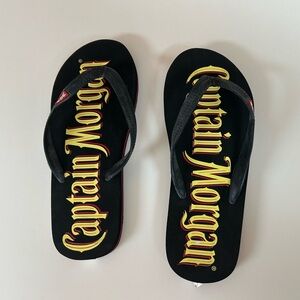 NWT Captain Morgan Flip-Flops Ladies Size 8-9